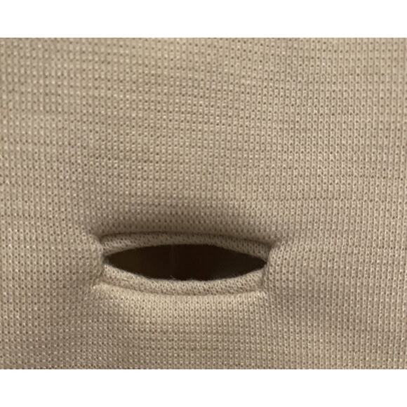 Vintage Wool Coat Medium Mary Lane 1960s Fur Collar Long Mid Century Bonded Knit - Picture 5 of 12